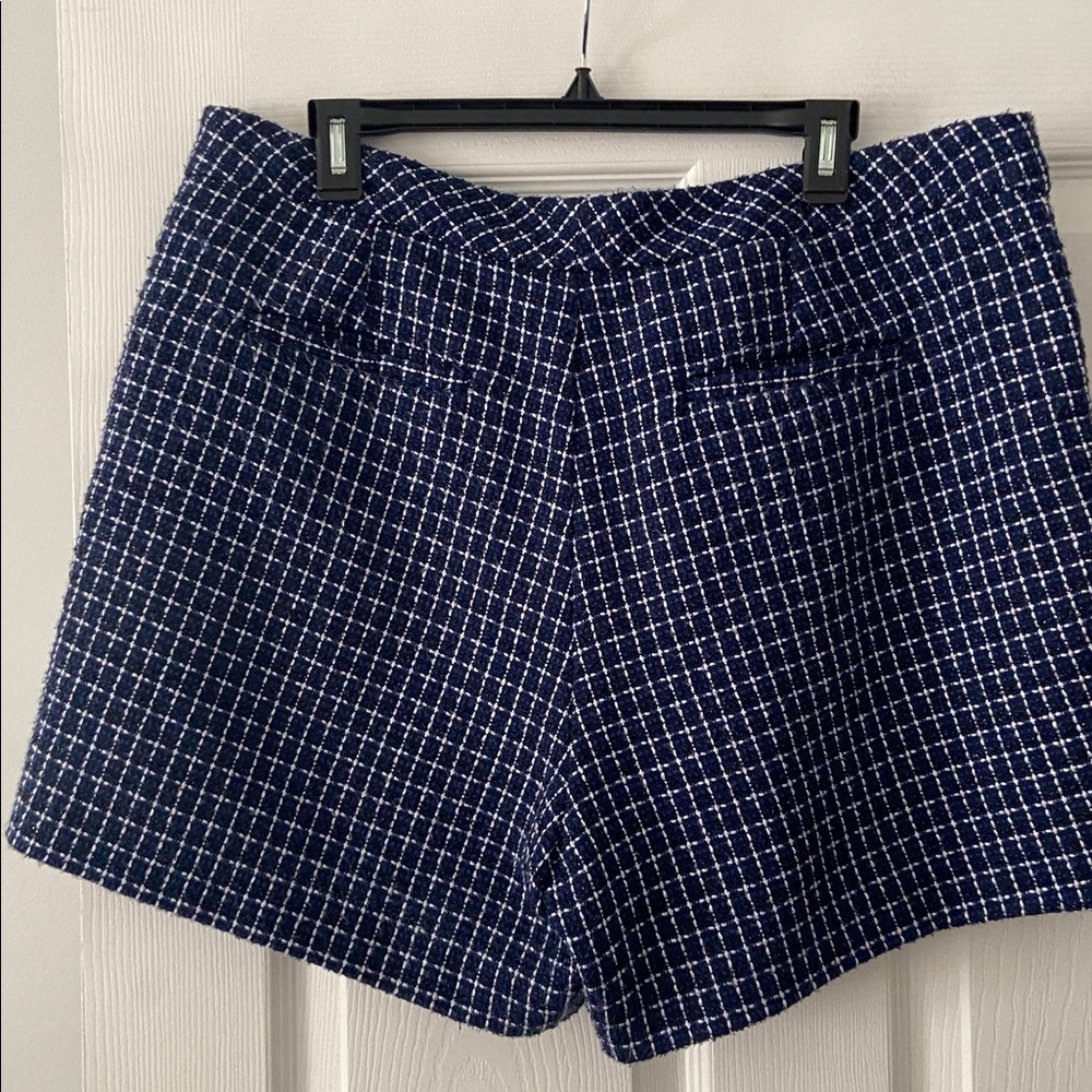 Lilly Pulitzer Navy and White Checkered Shorts size 16 excellent condition - Picture 4 of 12